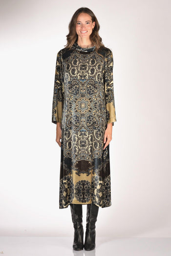 Abito Stampato Nero/bianco/azzurro Donna - 2