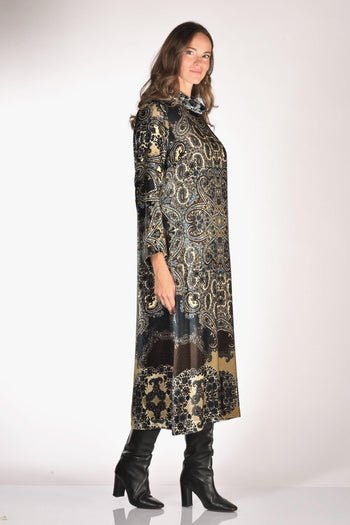 Abito Stampato Nero/bianco/azzurro Donna - 3