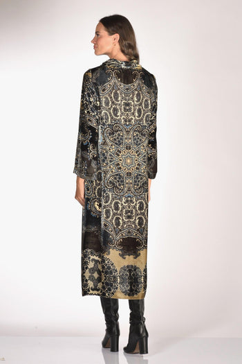 Abito Stampato Nero/bianco/azzurro Donna - 5