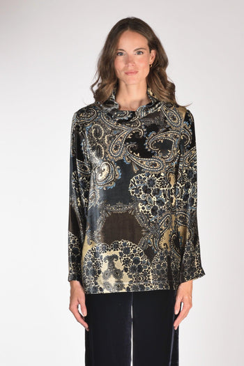 Maglia Nero/bianco/azzurro Donna - 2