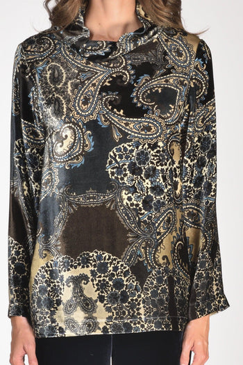 Maglia Nero/bianco/azzurro Donna - 3