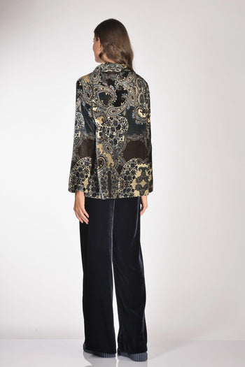 Maglia Nero/bianco/azzurro Donna - 5