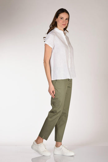 Pantalone New York Verde Olivo Donna - 2