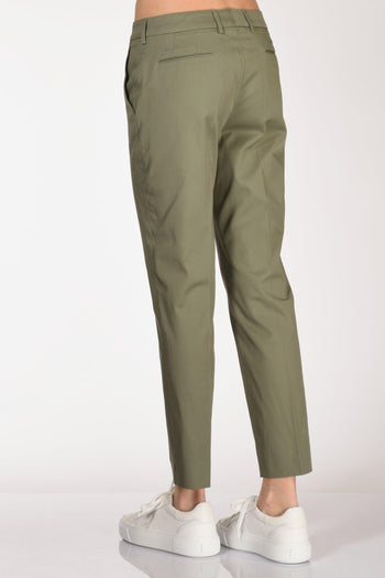 Pantalone New York Verde Olivo Donna - 5