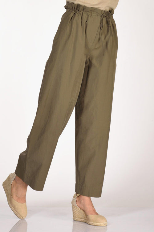 Pantalone Dafne Verde Olivo Donna