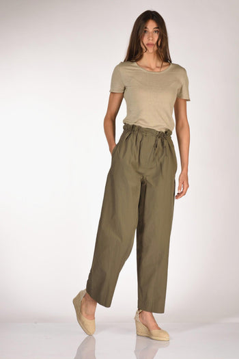 Pantalone Dafne Verde Olivo Donna - 2