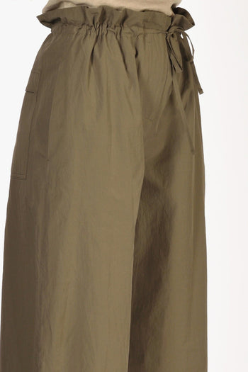 Pantalone Dafne Verde Olivo Donna - 5