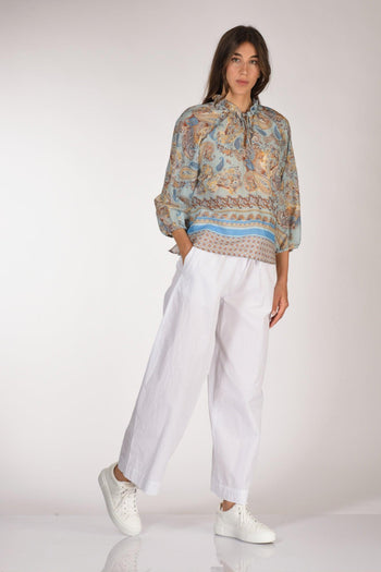 Pantalone Dafne Bianco Donna - 2