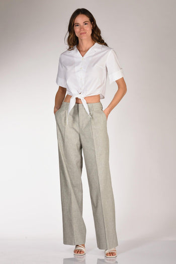 Pantalone Lola Grigio Tortora Donna - 2
