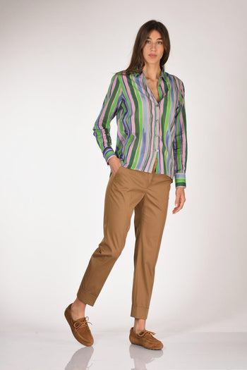 Pantalone Andrea Beige Cammello Donna - 2