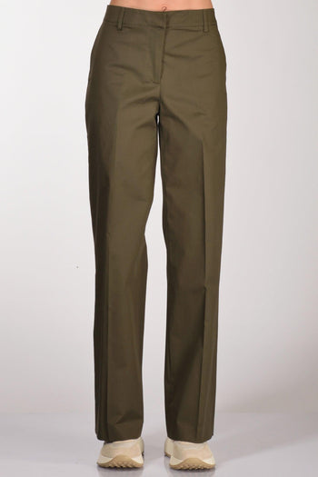 Pantalone Francois Verde Olivo Donna - 3