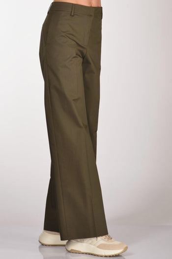 Pantalone Francois Verde Olivo Donna - 4