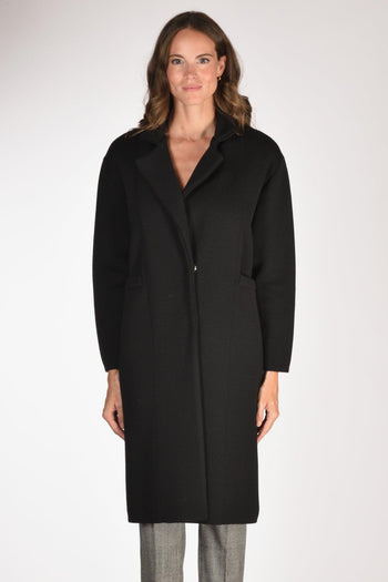 Cappotto Maglia Nero Donna - 2