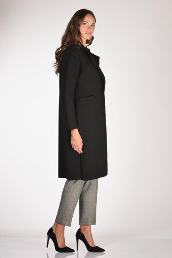 Cappotto Maglia Nero Donna - 4