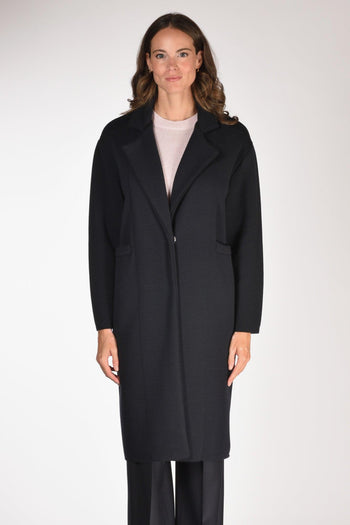 Cappotto Maglia Blu Donna - 2