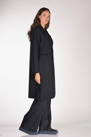 Cappotto Maglia Blu Donna - 4