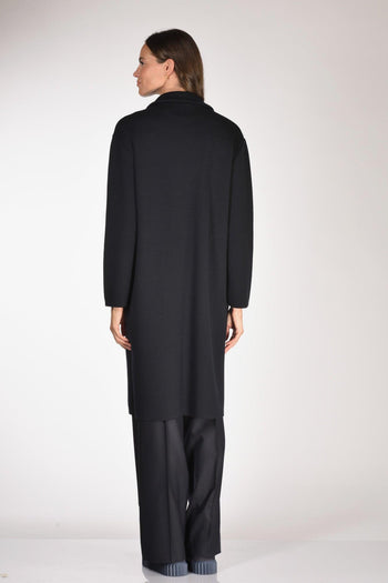 Cappotto Maglia Blu Donna - 5