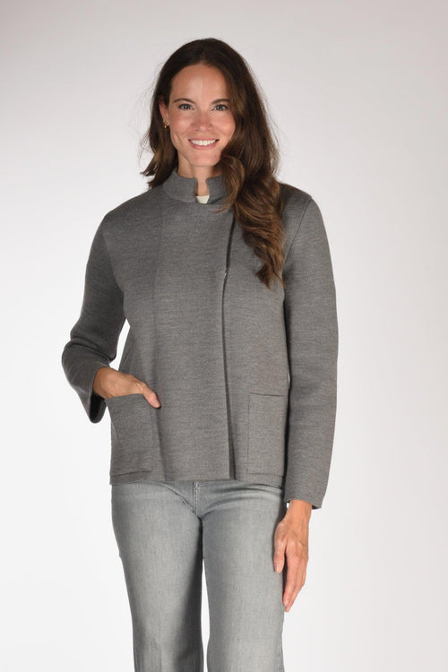 Giacca 2 Tasche Grigio Donna