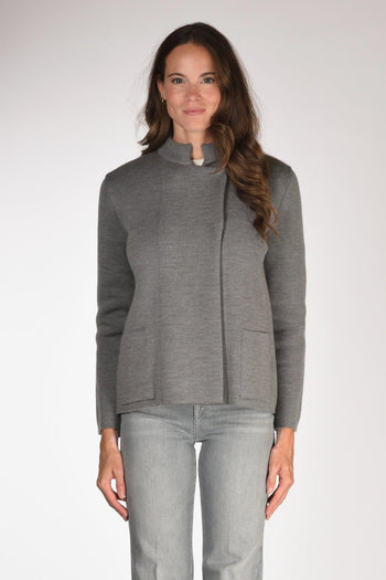 Giacca 2 Tasche Grigio Donna - 2