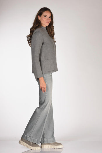 Giacca 2 Tasche Grigio Donna - 4