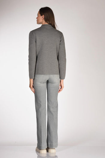 Giacca 2 Tasche Grigio Donna - 5