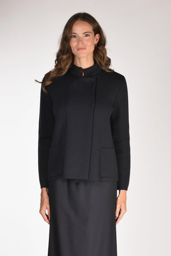 Giacca 2 Tasche Blu Donna - 2