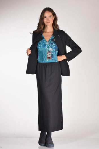 Giacca 2 Tasche Blu Donna - 6