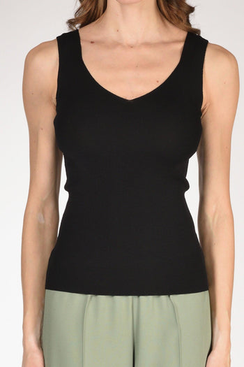 Canotta Maglia Nero Donna - 3