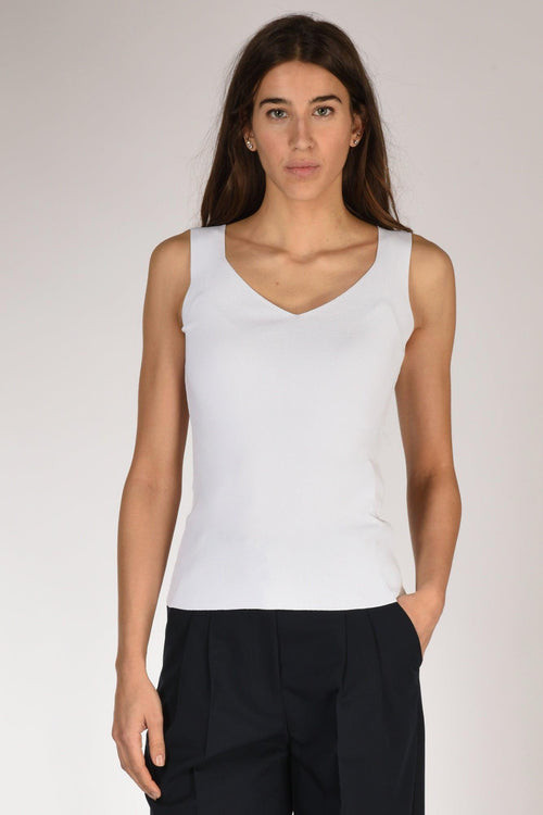 Canotta Maglia Bianco Donna