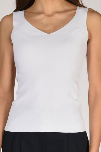 Canotta Maglia Bianco Donna - 3