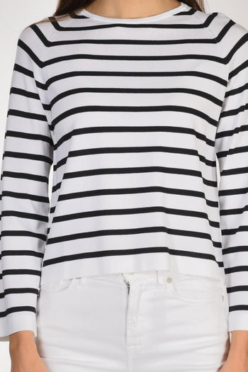 Maglia Rigata Nero/bianco Donna - 3