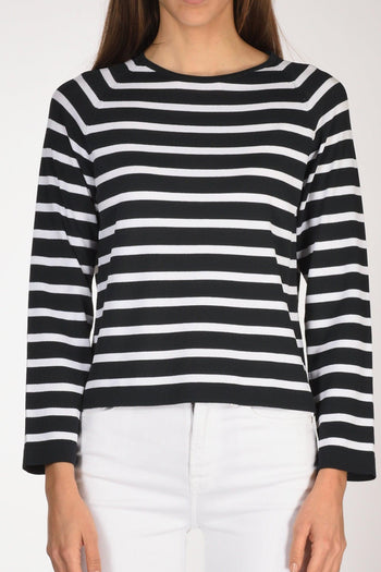 Maglia Rigata Blu/bianco Donna - 3