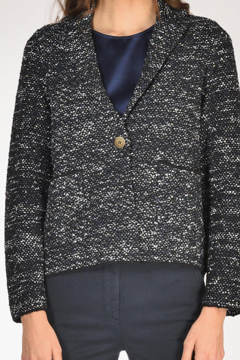 Giacca Maglia Blu/nero/bianco Donna - 3