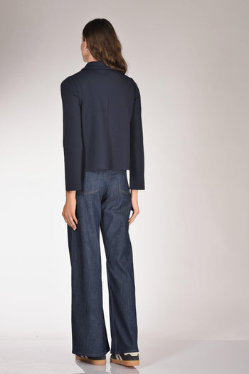 Giacca Maglia Blu Donna - 5