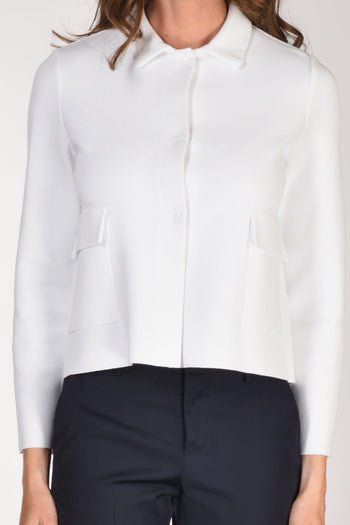 Giacca Maglia Bianco Donna - 3