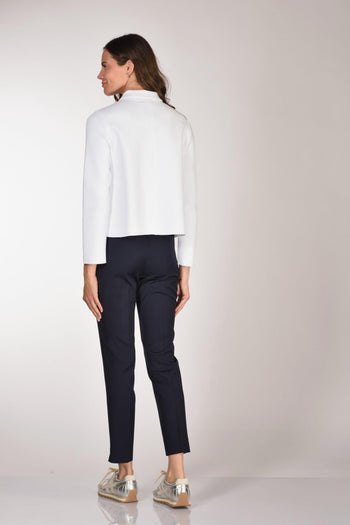 Giacca Maglia Bianco Donna - 5
