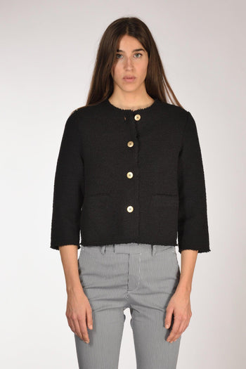 Giacca Maglia Nero Donna - 2