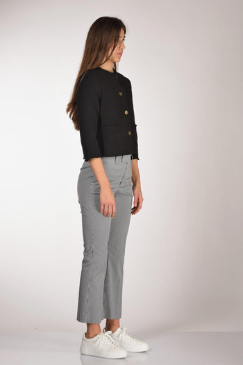Giacca Maglia Nero Donna - 4