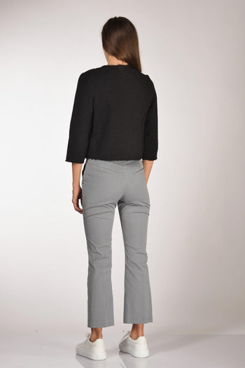 Giacca Maglia Nero Donna - 5