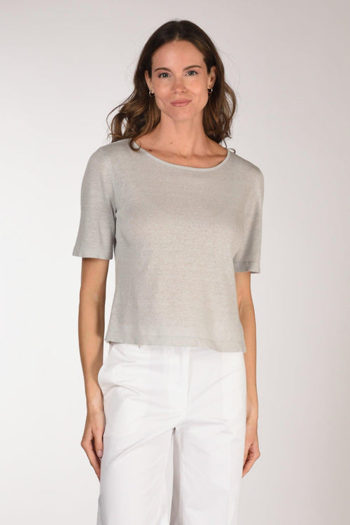 Maglia Over Grigio Donna