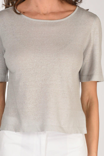 Maglia Over Grigio Donna - 3