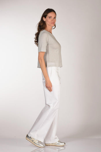 Maglia Over Grigio Donna - 4