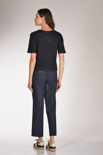 Maglia Over Blu Donna - 5