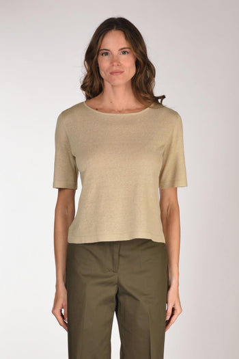 Maglia Over Beige Donna - 2