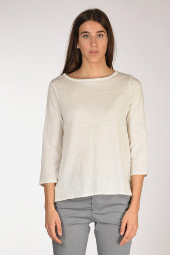Maglia M.3/4 Bianco Naturale Donna - 2