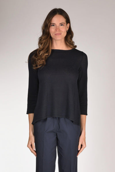 Maglia M.3/4 Blu Donna