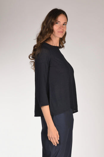 Maglia M.3/4 Blu Donna - 2