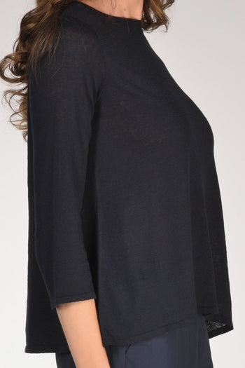 Maglia M.3/4 Blu Donna - 3