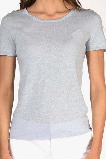 Tshirt Mm Azzurro Donna - 3