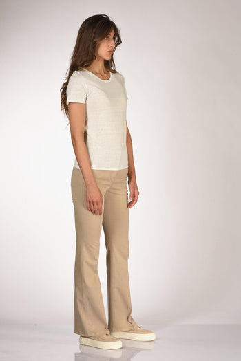 Tshirt Mm Bianco Naturale Donna - 4